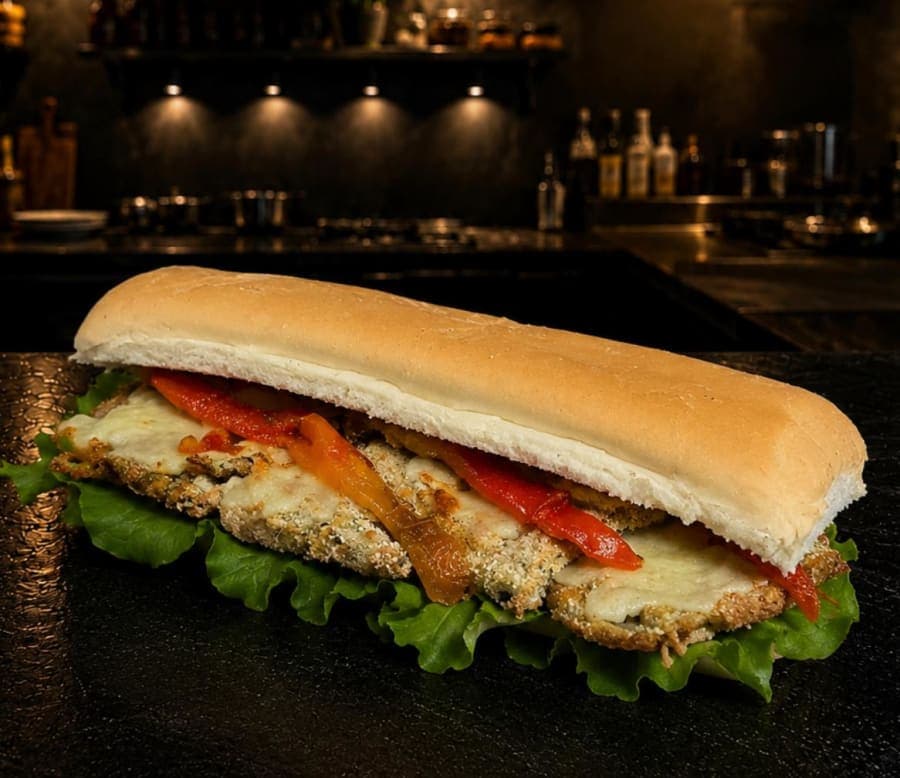 Sandwich Milanesa de berenjena